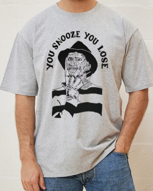 YOU SNOOZE YOU LOSE FREDDY T-SHIRT