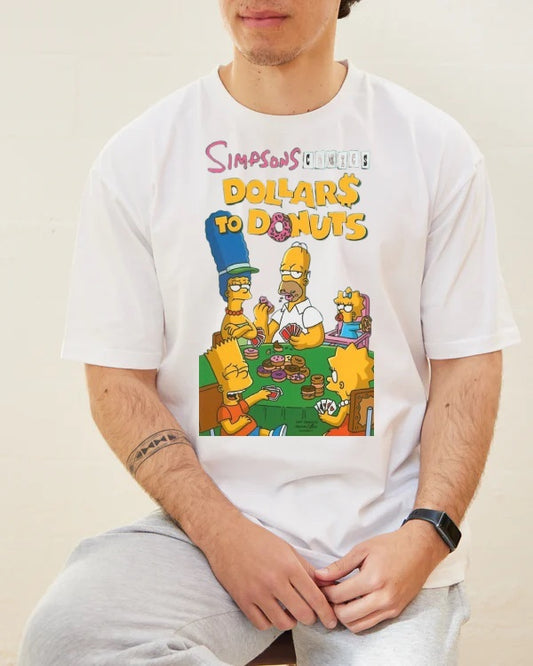 THE SIMPSONS DOLLARS TO DONUTS T-SHIRT