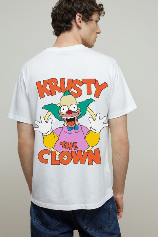 KRUSTY THE CLOWN FRONT AND BACK T-SHIRT